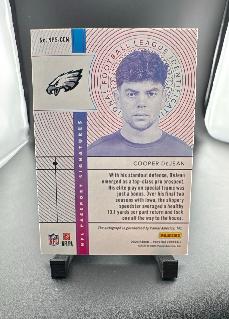 2024 Panini Prestige Cooper DeJean #NPS-CDN RC