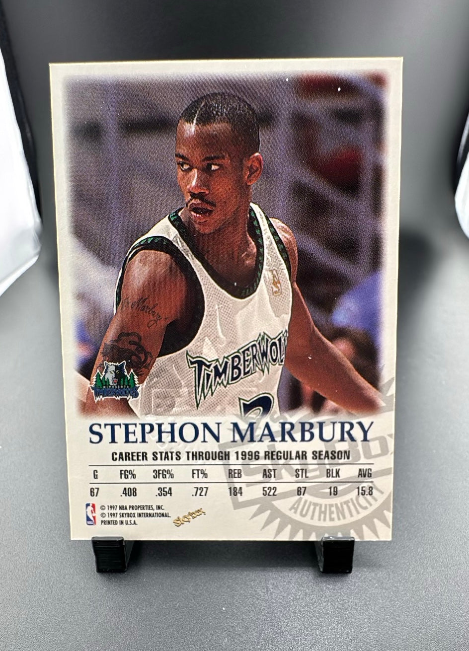 1997 SkyBox Autographics Stephon Marbury