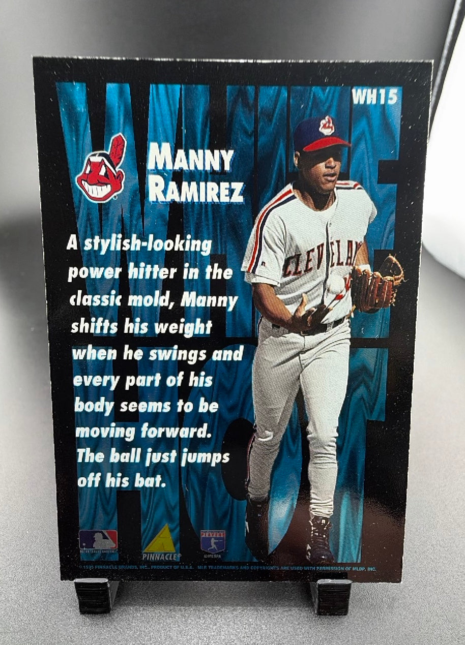 1995 Pinnacle White Hot Manny Ramirez #WH15