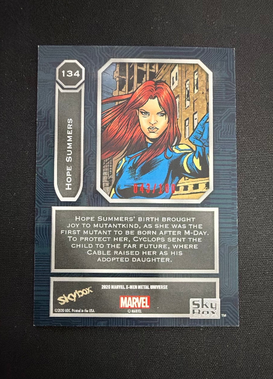 2020 SkyBox Marvel X-Men Metal Universe 43/100 #134