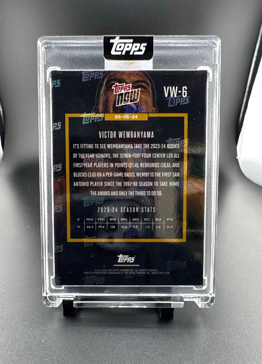 2023 Topps Now Basketball Victor Wembanyama #VW-6