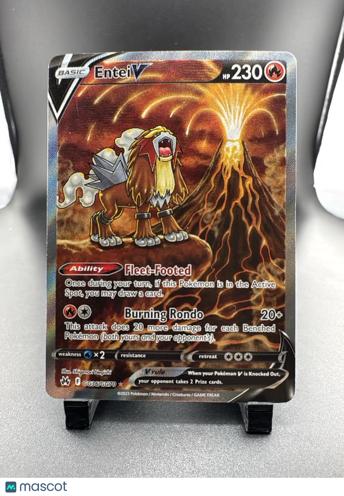 2023 Crown Zenith Entei V Holo Rare FA SAR #GG36/GG70