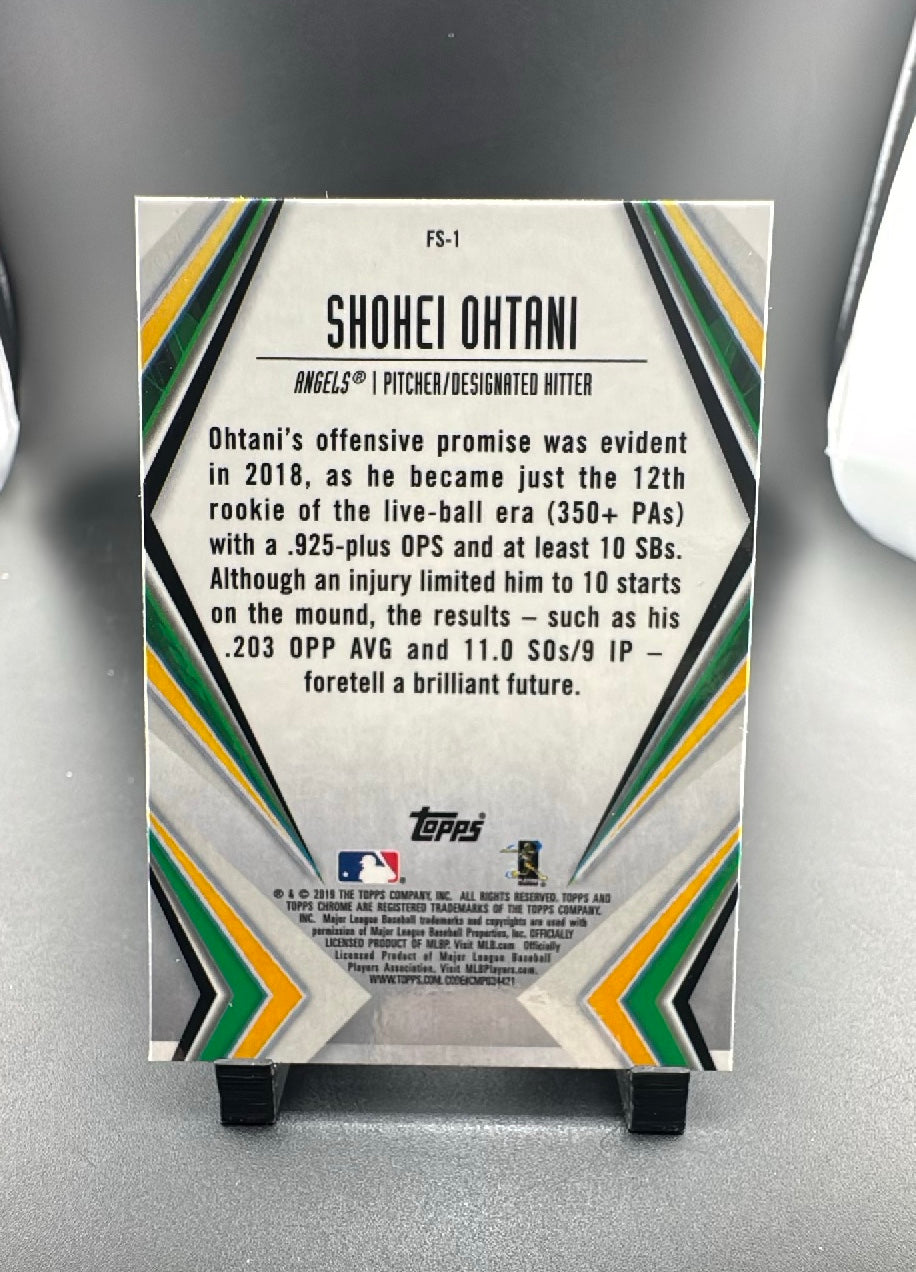 2019 Topps Chrome Future Stars Shohei Ohtani #FS-1
