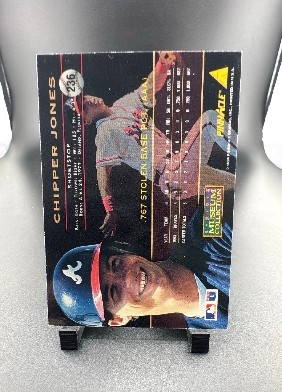 1994 Pinnacle Chipper Jones #236 Museum Collection