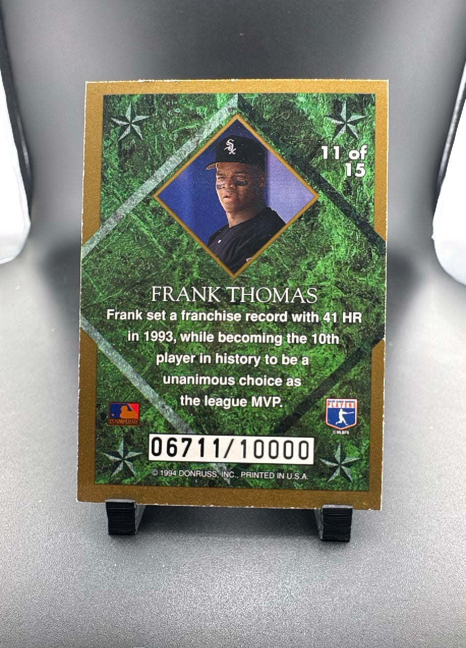 1994 Leaf Gold Stars Frank Thomas #11 06711/10000