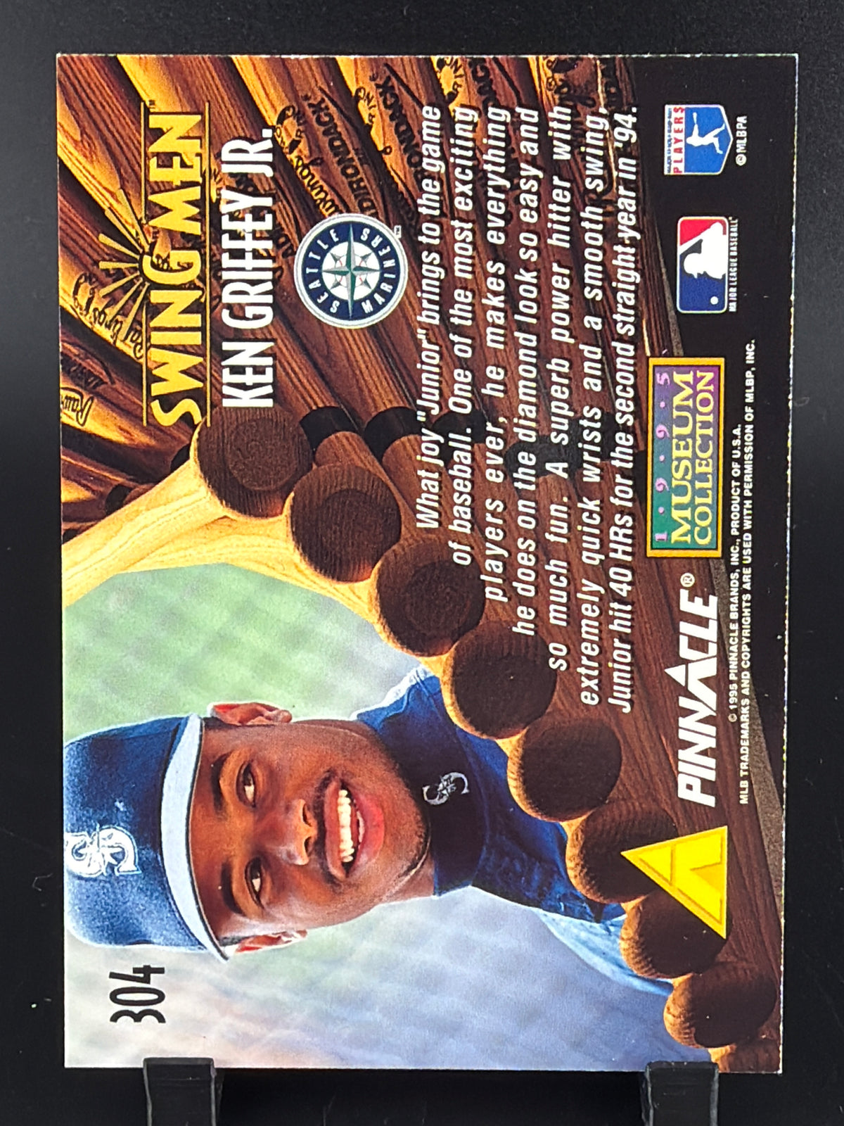1995 Pinnacle Ken Griffey Jr. #304 Museum Collection