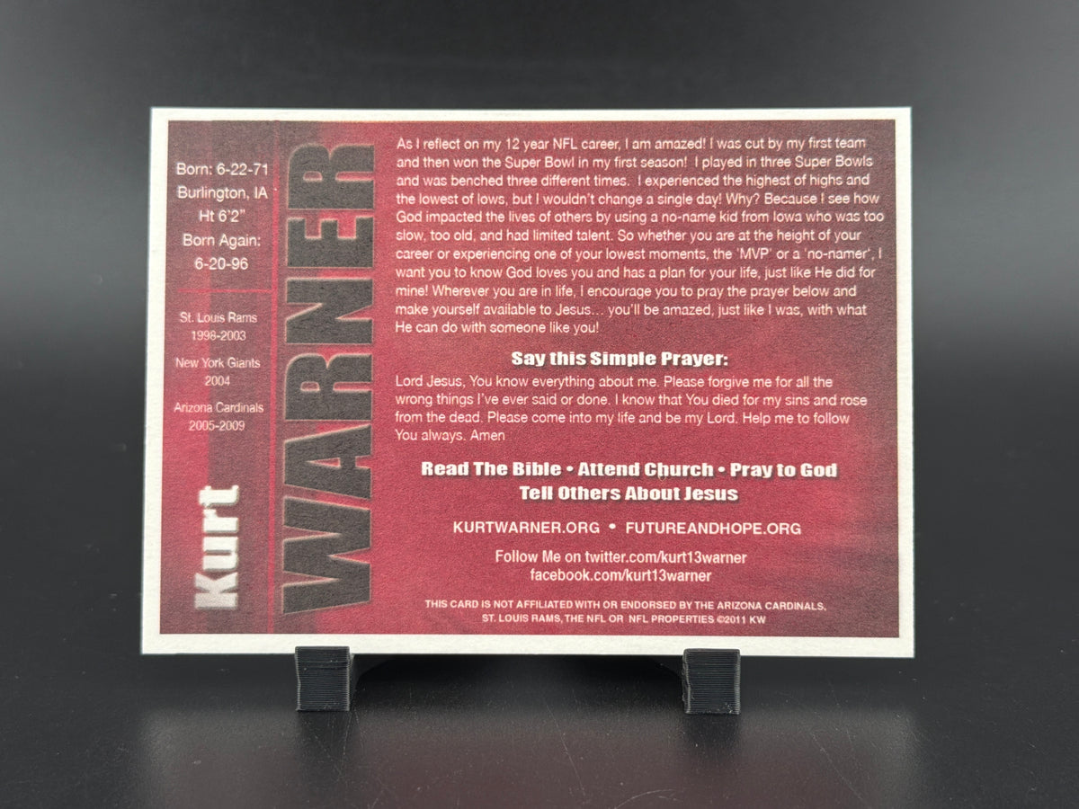 2010 Kurt Warner Collector's Edition Kurt Warner #13