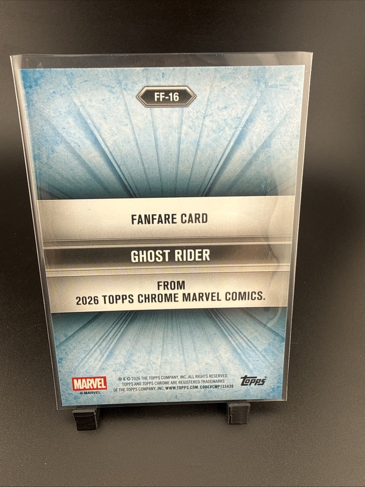 Topps 2026 Topps Chrome Marvel Comics Fanfare Insert FF-16 Ghost Rider