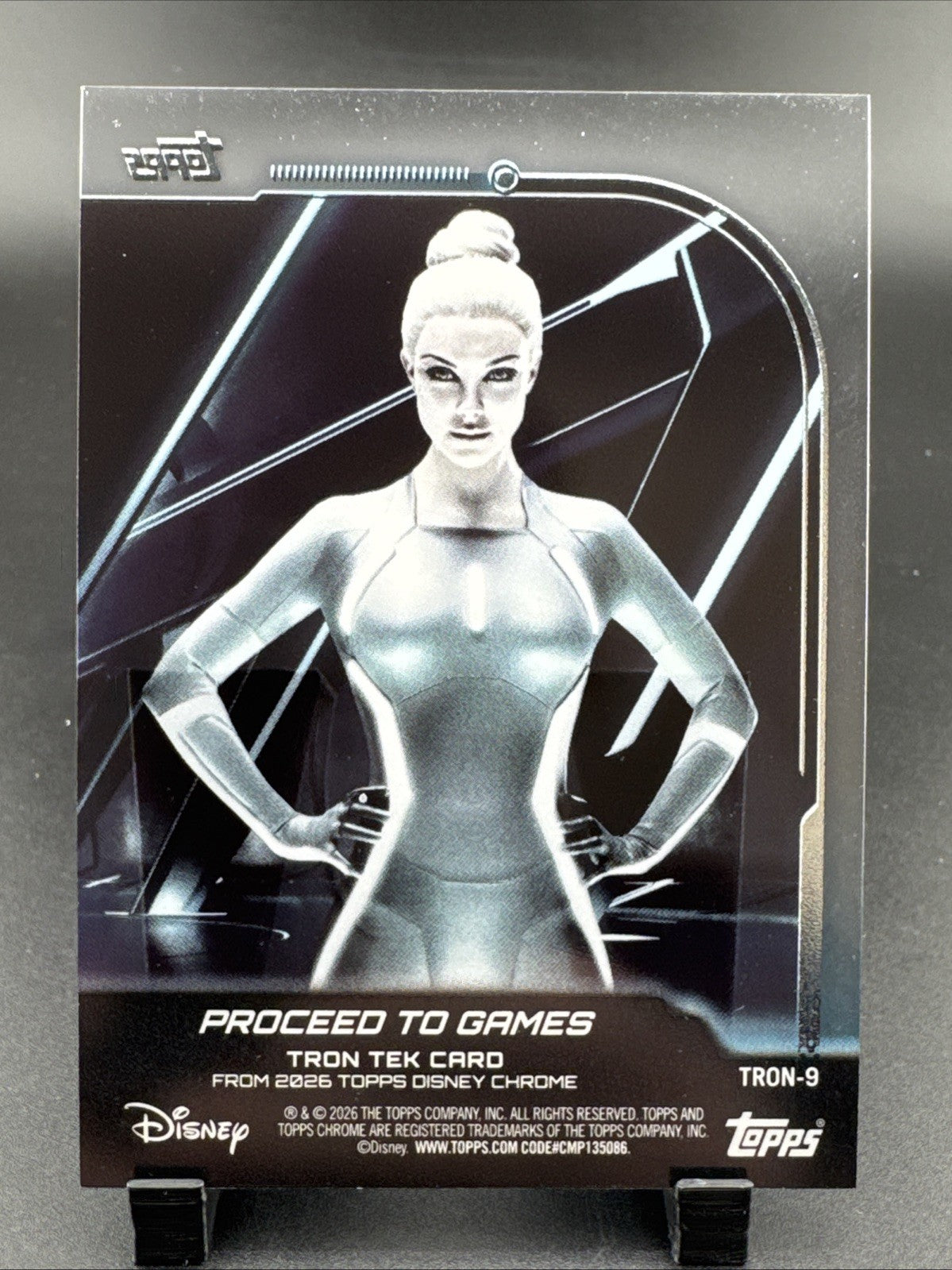 2026 Topps Chrome Disney #Tron-9 Proceed To Games Tron Tek