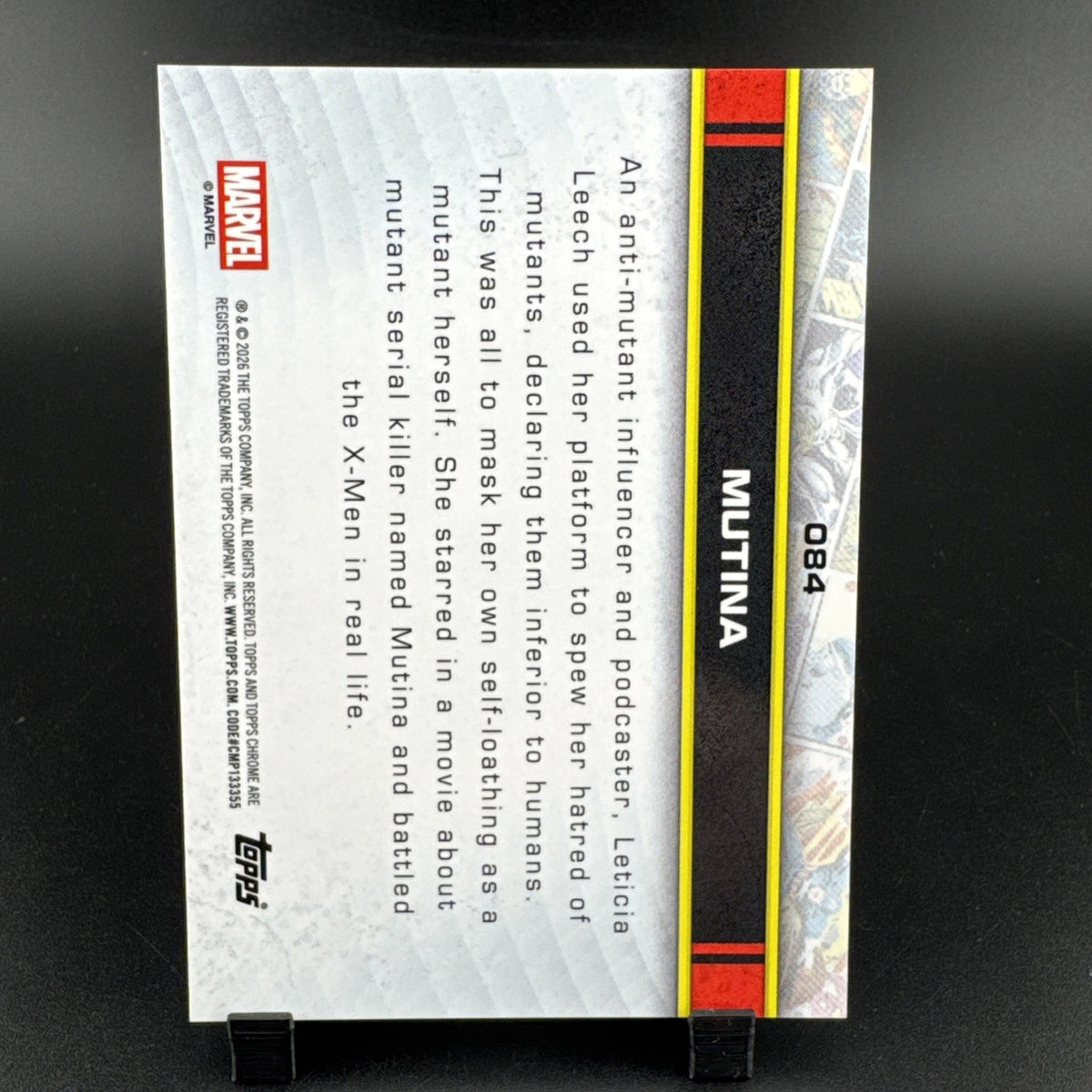 MUTINA - 2026 Topps Chrome Marvel Spider-Web Refractor /399