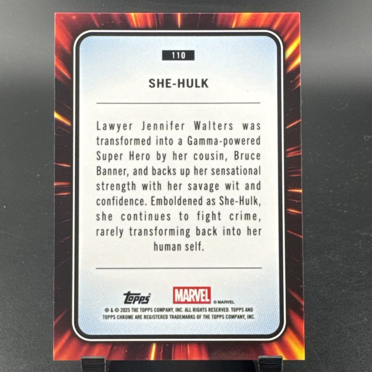 2025 Topps Marvel Chrome She Hulk 50/62