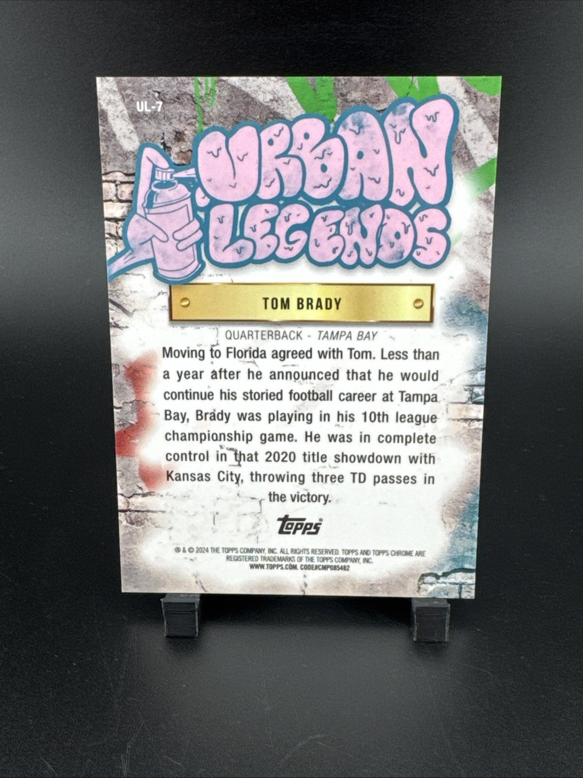 2024 Topps Chrome - Urban Legends Tom Brady #UL-7