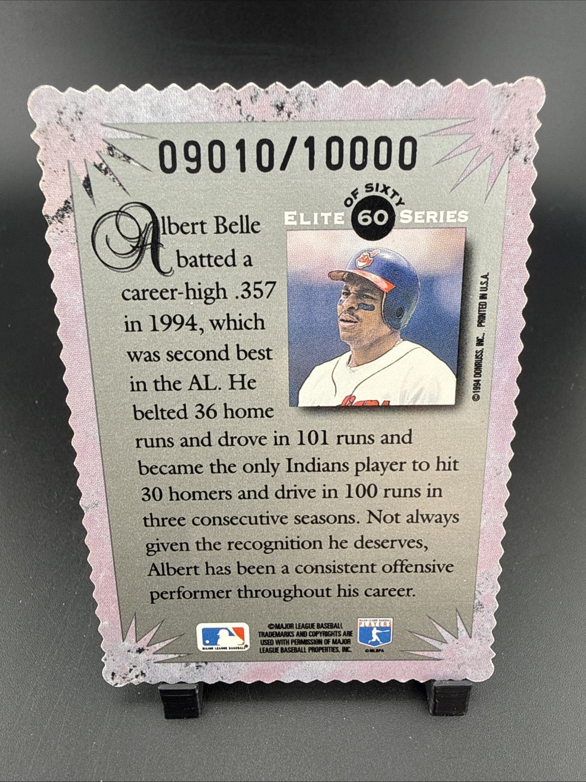 1995 Donruss - Elite Series Albert Belle #60 /10000