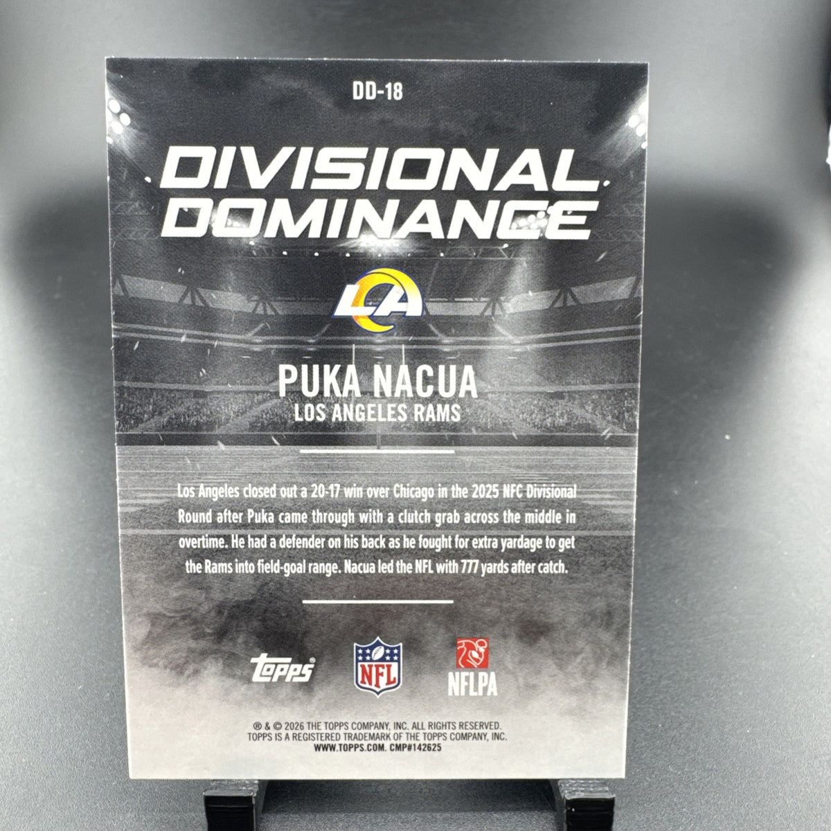 2026 Topps Flagship Football Puka Nacua Divisional Dominance Foil Insert #DD-18