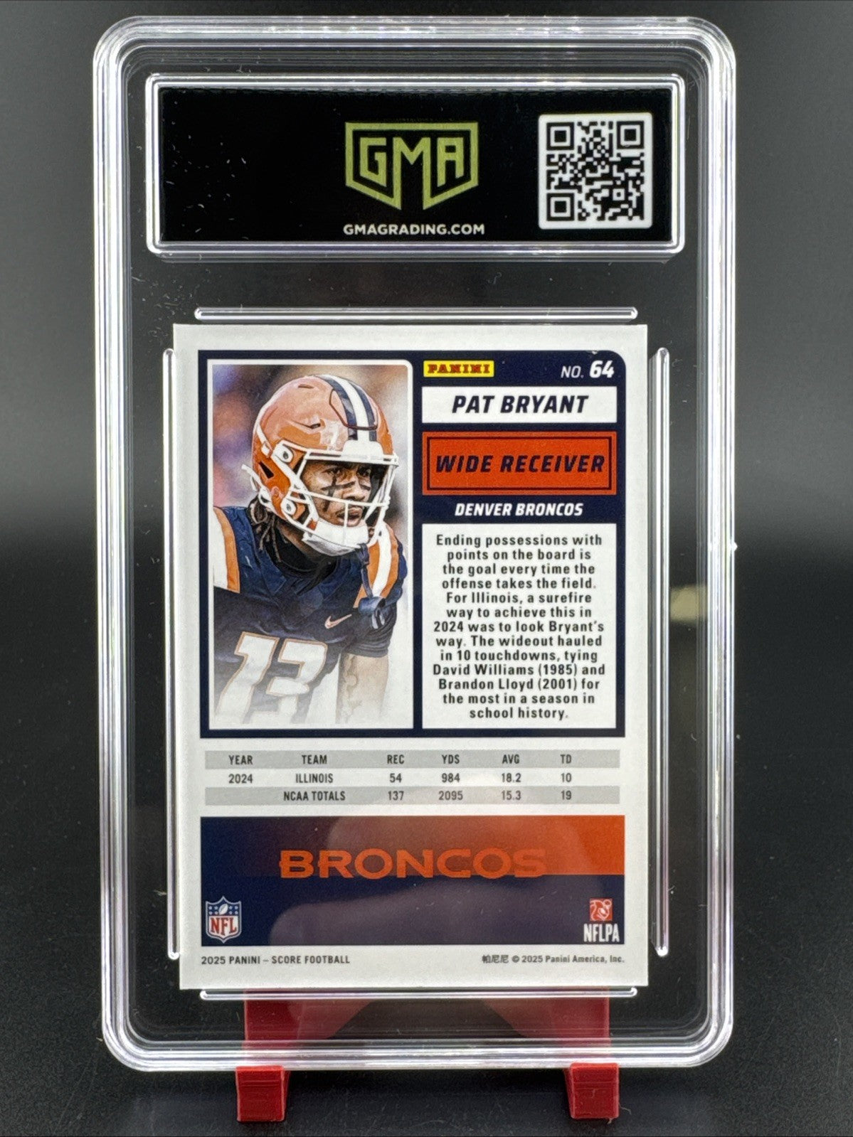 2025 Score - Rookies Pat Bryant #64 (RC) GMA 9