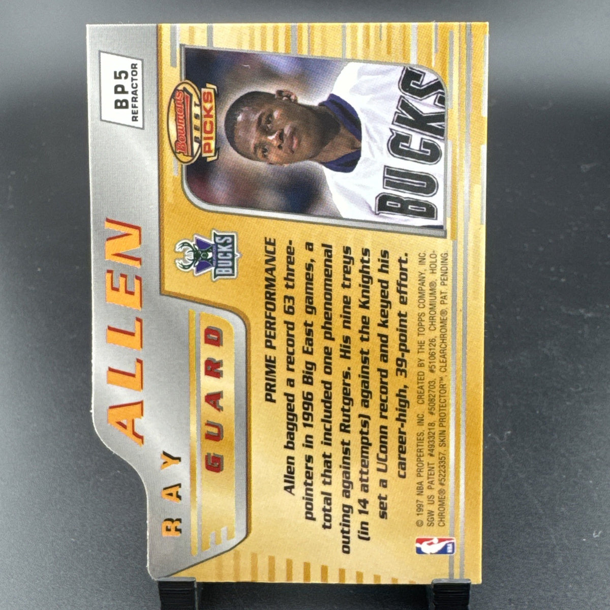 1997 Bowman’s Best Picks Refractor Ray Allen #BP5