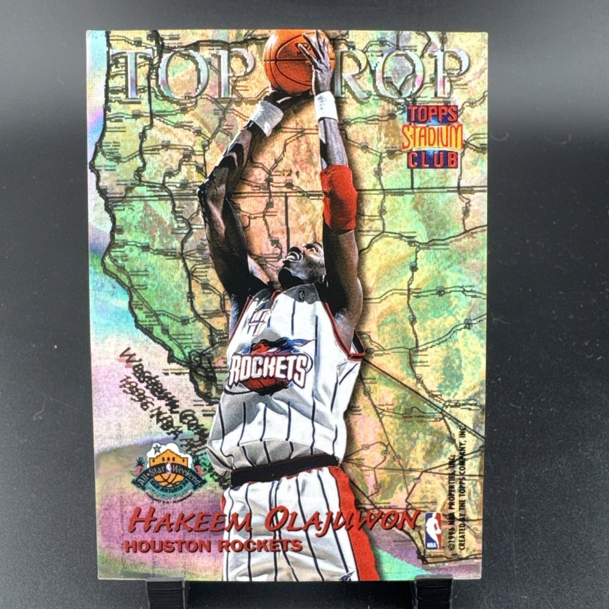 1996-97 Topps Stadium Club - Top Crop Shaquille O'Neal, Hakeem Olajuwon #TC 1