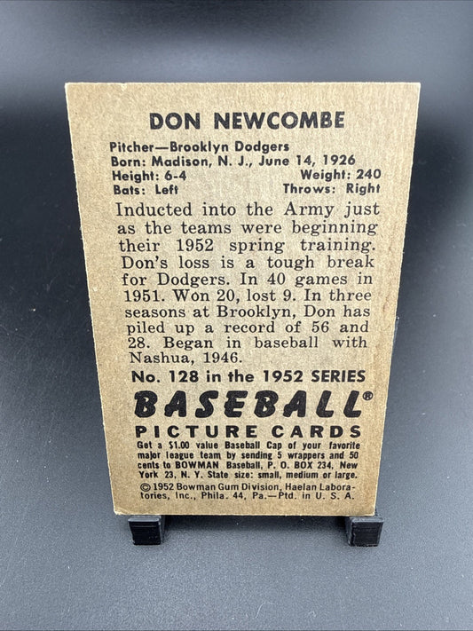 1952 Bowman - Don Newcombe #128