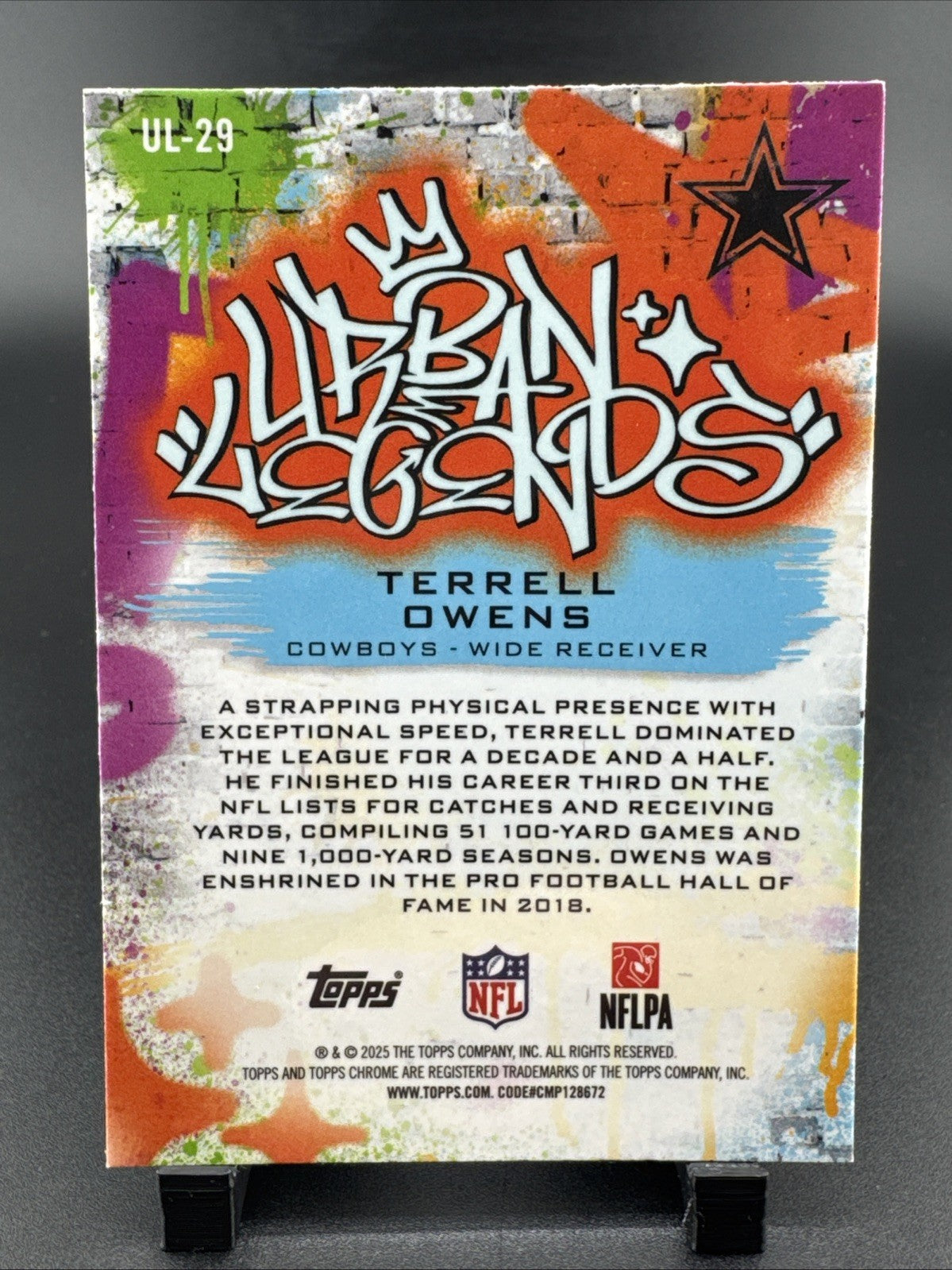 2025 Topps Chrome Urban Legends Terrell Owens #UL-29 Refractor SSP