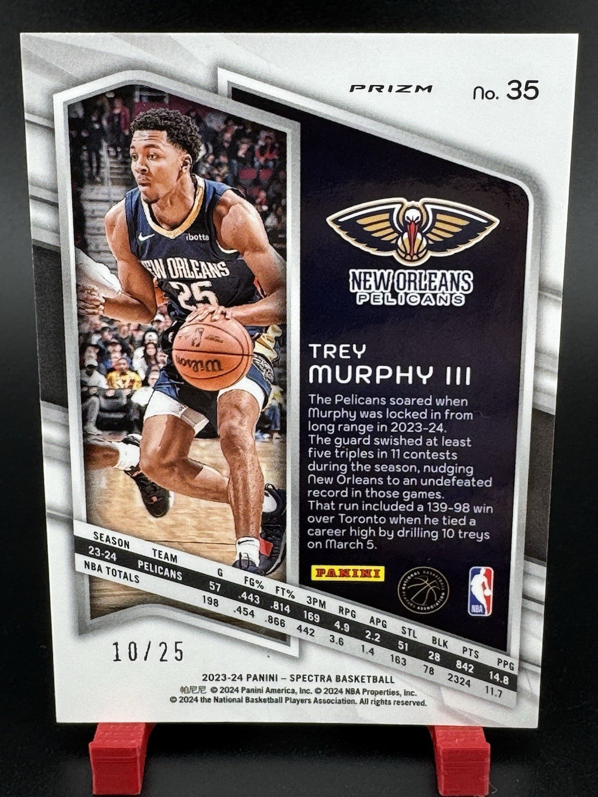 2023 Panini Spectra International Meta /25 SSP Trey Murphy III