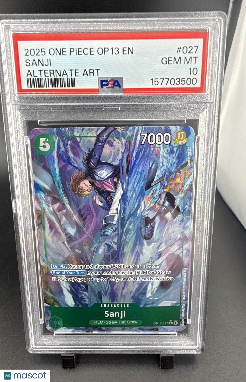 Sanji (Alternate Art) OP13-027 Carrying On His Will Foil
