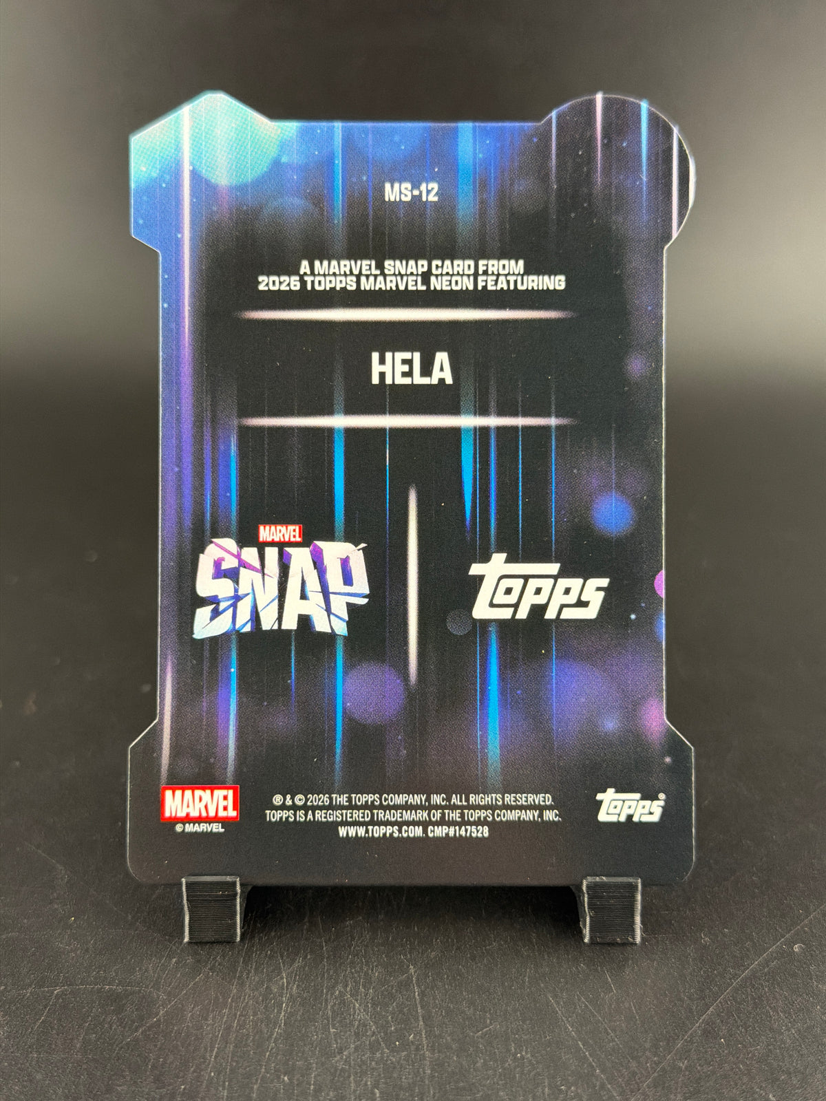 2026 Topps Marvel Neon Insert Die-Cut #MS-12 SNAP