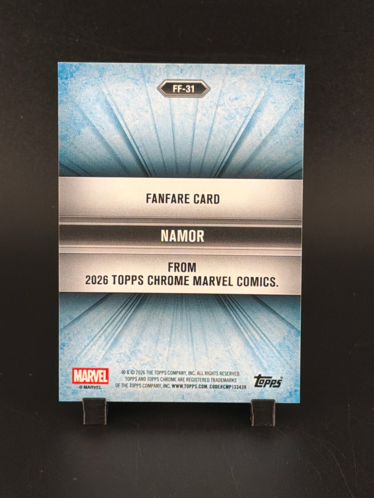 2026 Topps Chrome Marvel Comics Insert #FF-31 Namor