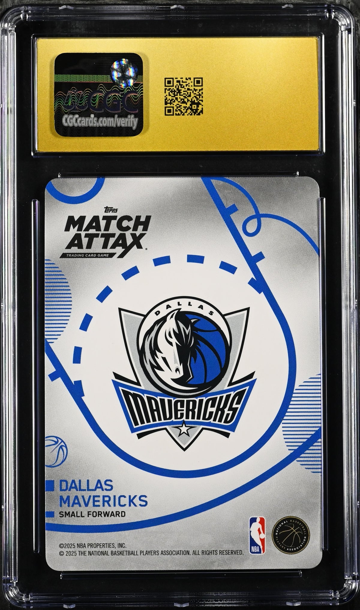 2025 Topps Match Attax Cooper Flagg #BB-CF Breakthrough Baller CGC 10