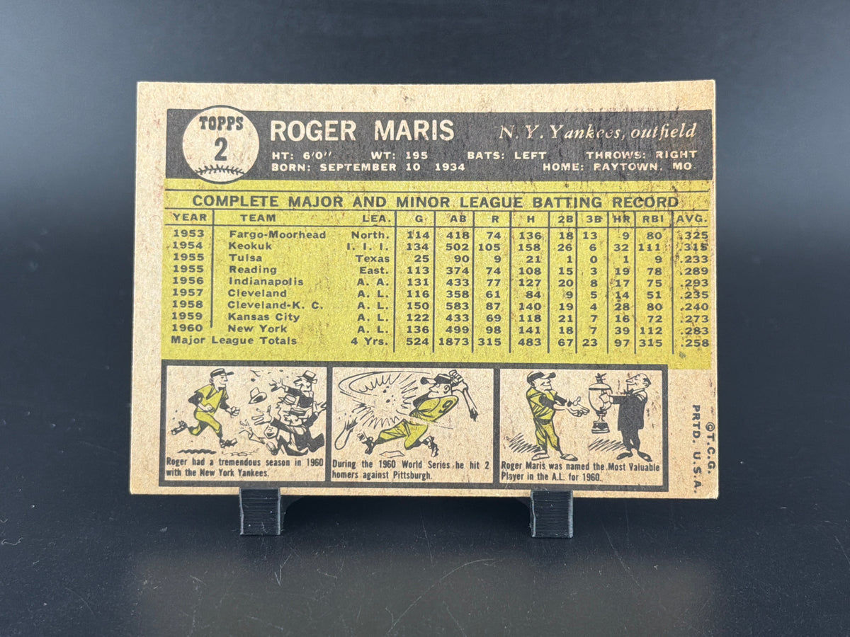 1961 Topps Roger Maris #2