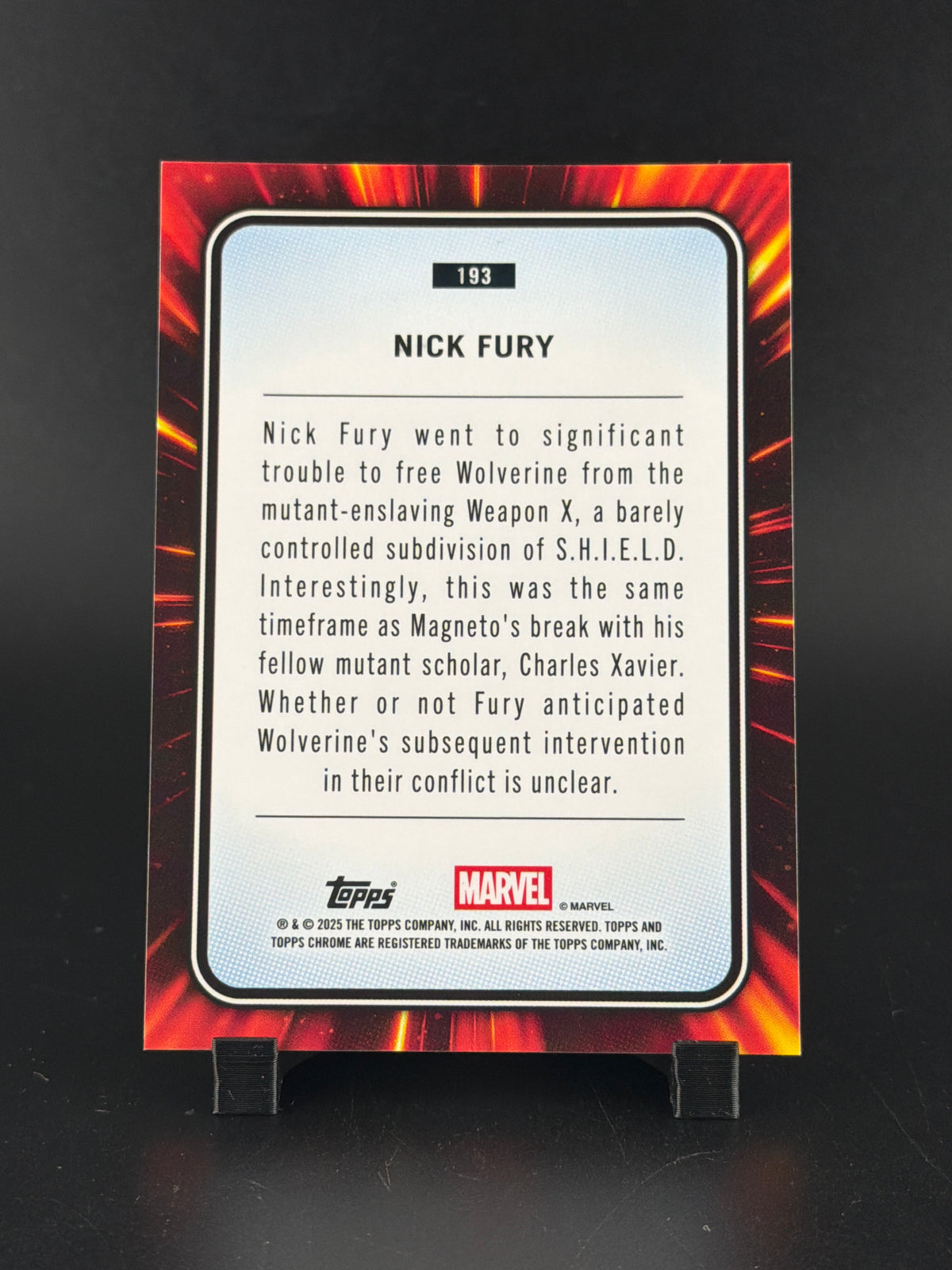2025 Topps Chrome Marvel #193