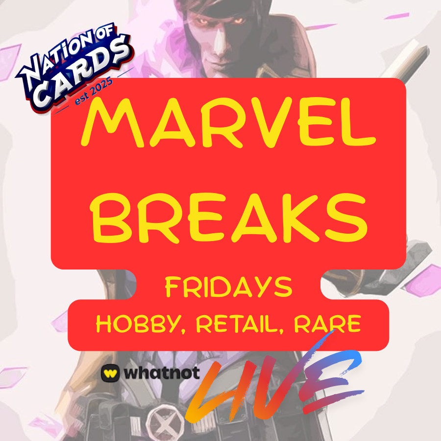 Live Card Breaks | Sports, Marvel, & TCG Box Breaks