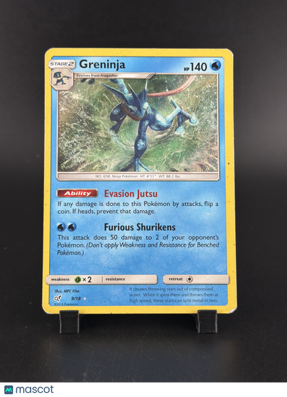2019 Detective Pikachu Greninja Holo Rare #9/18