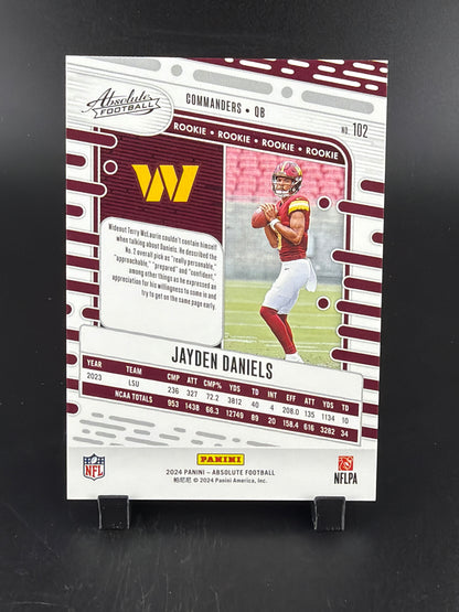 2024 Panini Absolute Football Jayden Daniels #102 /199 RC
