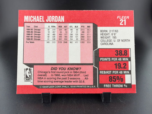 1988 Fleer Michael Jordan #21