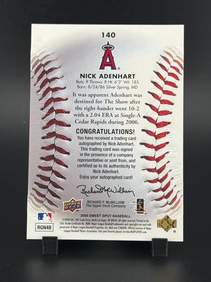 2008 Upper Deck Sweet Spot Nick Adenhart #140