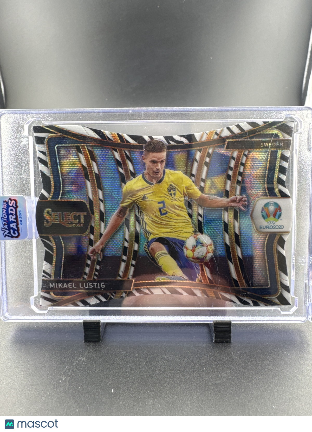 2025 Panini Select UEFA Euro Mikael Lustig #145 Zebra
