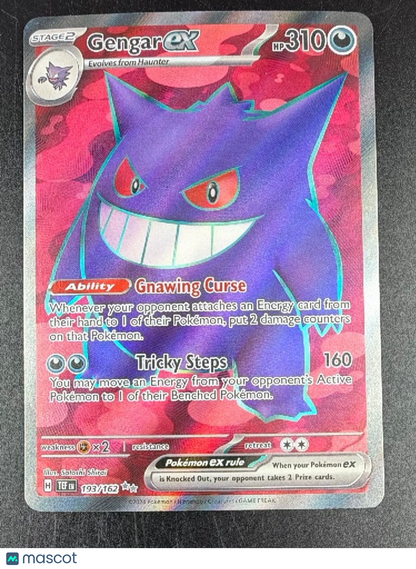2024 Temporal Forces Gengar EX Holo Secret Rare UR FA #193/162