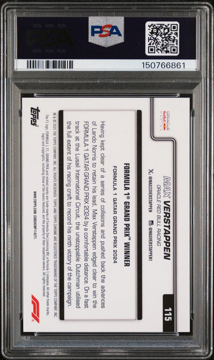 2025 Topps Chrome Sapphire Edition Formula 1 - F1 Drivers Max Verstappen /20