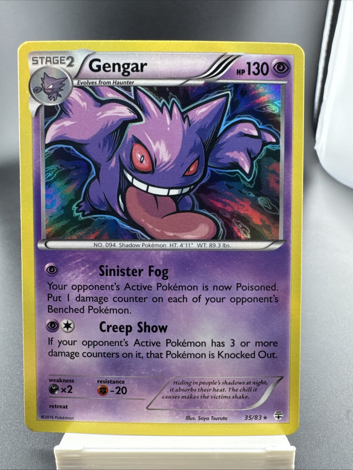 Gengar 35/83 Holo Generations 2016 Pokemon TCG