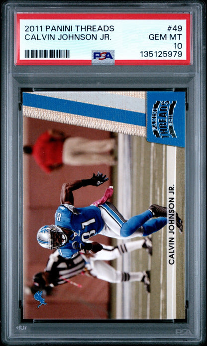 2011 Panini Threads - Calvin Johnson #49