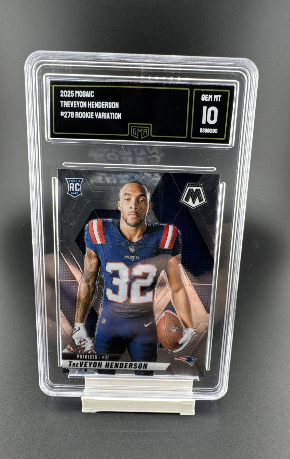 2025 Panini Mosaic - Rookie Variations TreVeyon Henderson #278 (RC)