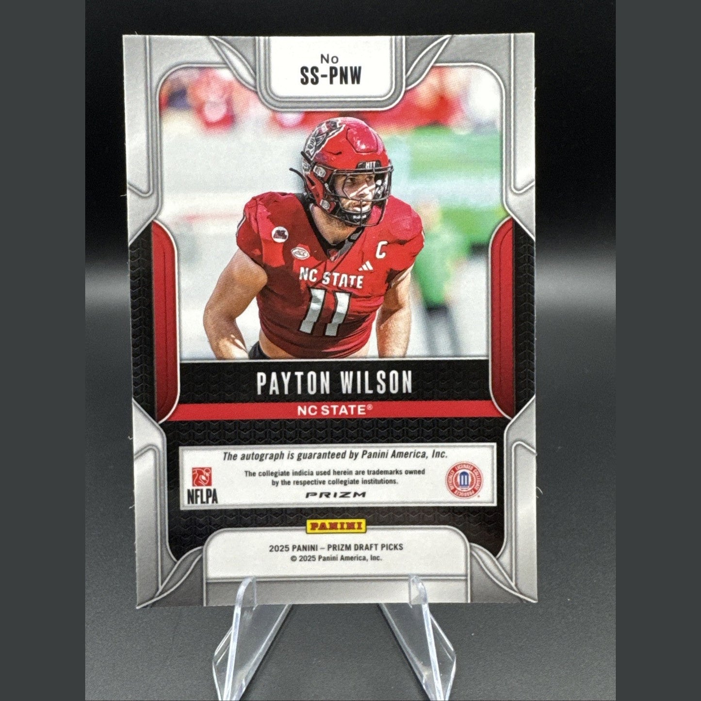 2025 Panini Prizm Draft Picks Payton Wilson Sensational Signatures #SS-PNW