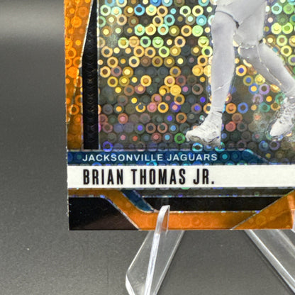 Brian Thomas Jr 2024 Panini Prizm Rookie Orange Disco Prizm #314 (RC) Jaguars