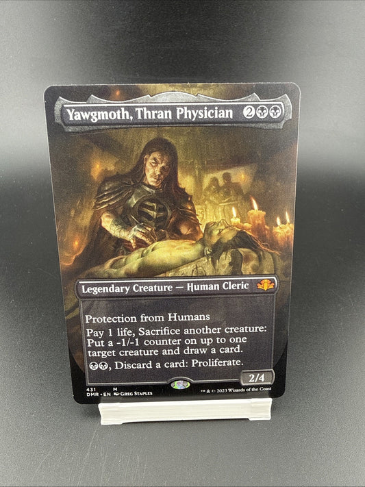 X1 non foil borderless Yawgmoth, Thran Physician DMR