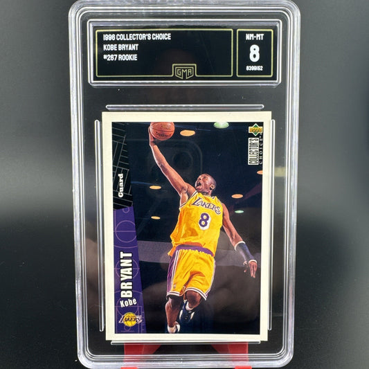 1996-97 Upper Deck Collector's Choice Kobe Bryant #267 GMA 8