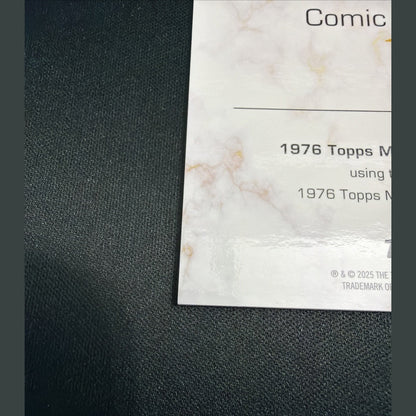 2025 Topps Comic Book Heroes Golden Anniversary Hulk #41 Black 1/10