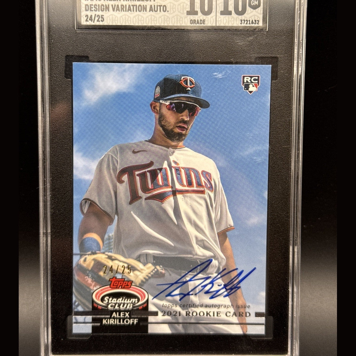 SGC 10 2021 Topps Alex Kiriloff Stadium Chrome AUTO #148 - Minnesota Twins 24/25