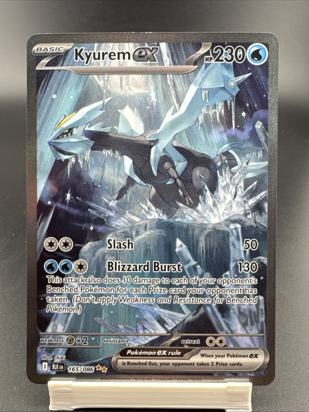 Pokemon Kyurem EX Sir 165/086 Black Bolt HP230