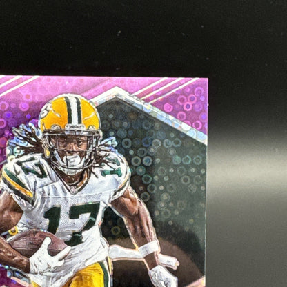 2021 Panini Mosaic Davante Adams #82 No Huddle Purple 12/50