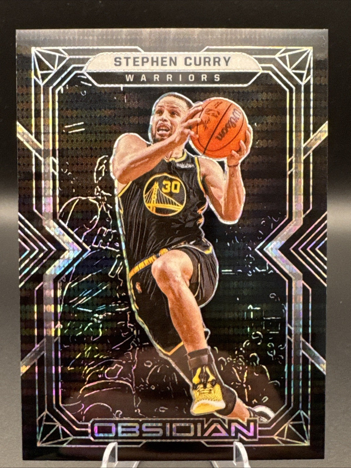 2021-22 Panini Obsidian #30 Stephen Curry